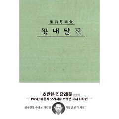 초판본 진달래꽃 : 1925년 오리지널 초판본 표지디자인, 더스토리, 김소월