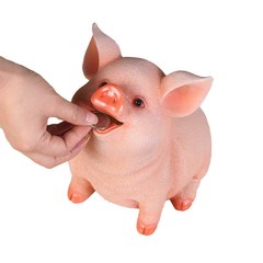 다루미 돈먹는 동물 돼지저금통 L, 04 돼지, 1개