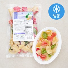 네니아 유기가공식품 인증 우리밀 삼색수제비 (냉동), 1개, 500g