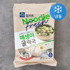 면사랑 매생이굴떡국 밀키트 2인분 (냉동), 560g, 1개