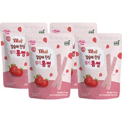 프로엠 유아용 까까 칼슘에 진심 딸기 롱뻥 과자 30g, 딸기맛, 4개