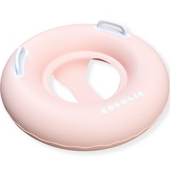 코코릭 어린이 아동용 물놀이 손잡이 보행기형 튜브 65cm, 핑크, 1개