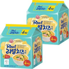 오뚜기 리얼치즈라면 135g, 8개