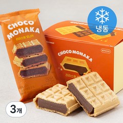 라라스윗 초콜릿 모나카 아이스밀크 4입 (냉동), 3개, 560ml