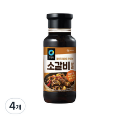 대상 청정원 소갈비양념, 500g, 4개