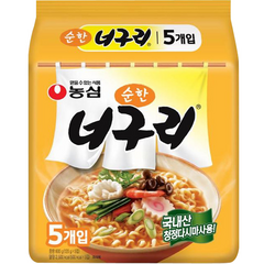 농심 너구리 순한맛, 5개