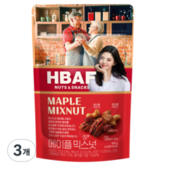 바프 메이플 믹스넛, 190g, 3개