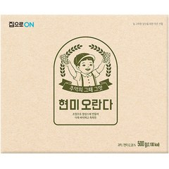 청정원 추억의 전통강정 집으로ON 현미오란다 20p, 500g, 1개