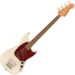 스콰이어 Classic Vibe 60s Mustang Bass 기타 Laurel, Olympic White, 037-4570-505