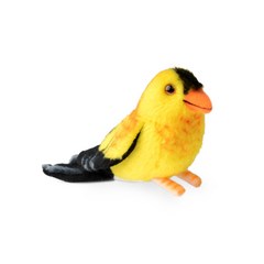한사토이 동물인형 5517 황금방울새 Yellow Bird, 8cm, 노랑색