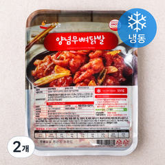 수월한 양념무뼈닭발 (냉동), 350g, 2개