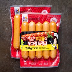 목우촌 주부9단 통그릴 프랑크, 290g, 2개