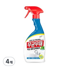 무균무때 욕실용 세정제, 500ml, 4개