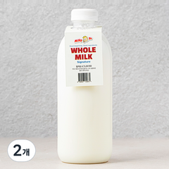 밀키요 시그니처 우유, 1000ml, 2개