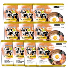 이지밥 우리비빔밥 쇠고기, 100g, 10개입