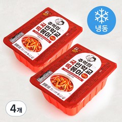 추억의 국민학교 떡볶이 매운맛 (냉동), 600g, 4개