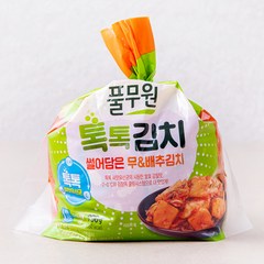 풀무원 톡톡 썰어담은 무 & 배추김치, 900g, 1개