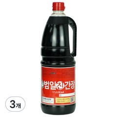 범일 진간장, 1.7L, 3개