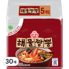 오뚜기 해물짬뽕 120g, 30개