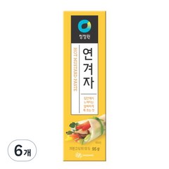 청정원 연겨자, 95g, 6개