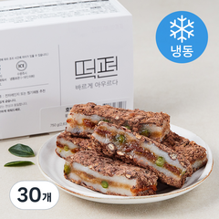 떡편 호박 팥 시루 찰떡 (냉동), 50g, 30개