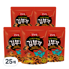 광천김 고소하고 바삭한 김부각 매콤달콤맛, 50g, 25개