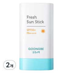 궁중비책 유아용 순딩자차 프레시 선스틱 SPF50+ PA++++, 19g, 2개