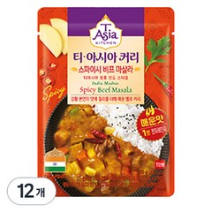 티아시아키친 스파이시 비프 마살라 커리, 170g, 12개