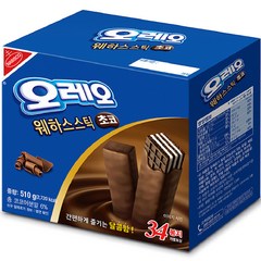 오레오 웨하스스틱 초코, 510g, 1개