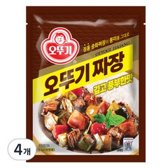 오뚜기 짜장 깊고 풍부한맛, 1kg, 4개