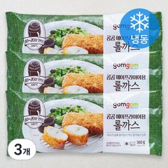 곰곰 에어프라이어용 롤까스 (냉동), 360g, 3개