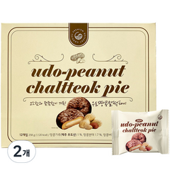 우도 땅콩 찰떡파이 12p, 2개, 258g