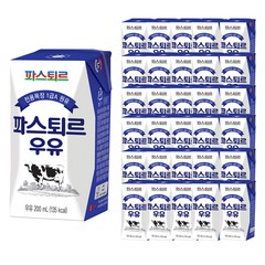 파스퇴르 전용목장 우유, 200ml, 36개