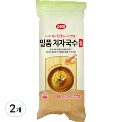삼화식품 일품 치자 국수 소면 15인분, 1.5kg, 2개
