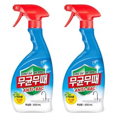 무균무때 안티박 욕실용 세정제, 500ml, 2개