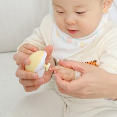 원더파파 신생아 아기 네일트리머 유아용 손톱깎이, 옐로우, 1개