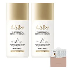 달바 화이트 트러플 리페어 선세럼 SPF50+ PA++++ 35ml x 2p + 세럼 클렌저 15ml 세트, 1세트