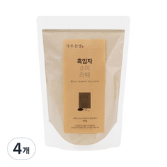 가루선생 흑임자 소이 라떼, 500g, 4개