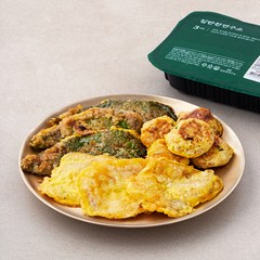 집반찬연구소 모둠전 3종 동태전 125g + 동그랑땡 100g + 깻잎전 125g, 1세트