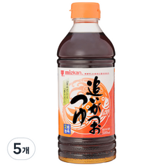 미쯔칸 농축 쯔유, 500ml, 5개