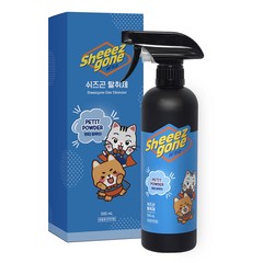 쉬즈곤 반려동물 냄새 제거 항균 탈취제 쁘띠 베이비파우더향, 500ml, 1개