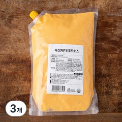 코다노 숙성 체다치즈 소스, 2kg, 3개