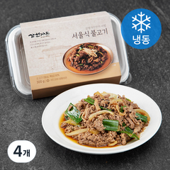 삼원가든 서울식 불고기 (냉동), 300g, 4개