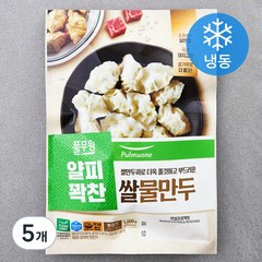 풀무원 얄피꽉찬 쌀 물만두 (냉동), 1000g, 5개