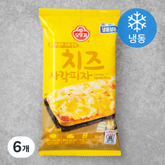 오뚜기 치즈 사각피자 (냉동), 88g, 6개