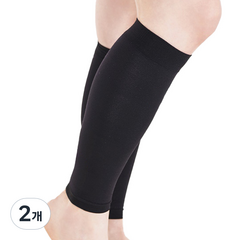 리비스타 의료용 종아리 압박 밴드 블랙, 2개, 종아리/무릎형