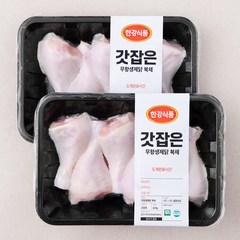 무항생제 인증 갓잡은 닭 북채 (냉장), 400g, 2개