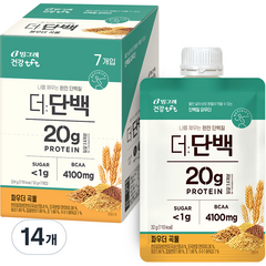 빙그레 더단백 파우더 곡물, 32g, 14개