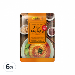 오뚜기 이금기 사천탄탄면 소스, 70g, 6개