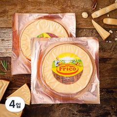 프리코 스모크 디스크 치즈, 100g, 4입